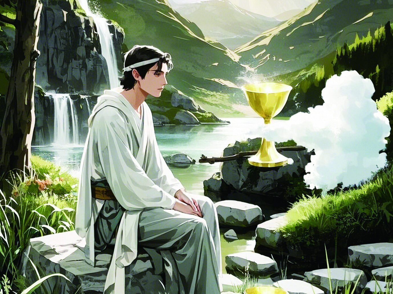 51号圣杯四塔罗牌解读