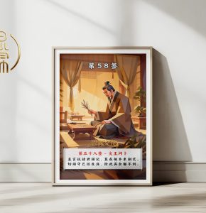 第58签文王问卜观音灵签解读