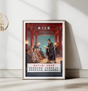 第72签王莽求贤观音灵签解读